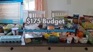 I went over budget! Low-waste menu plan. Adding to the stockpile