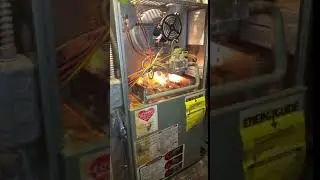 Flame Roll-out on an old Rheem Furnace
