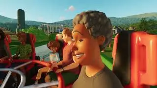 Riding my ride planet coaster 2 family fun island the Rapid river