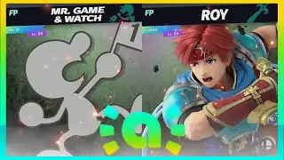 Mr Game & Watch Amiibo Vs Roy Amiibo | Super Smash Bros Ultimate | AMIIBO BATTLES #21