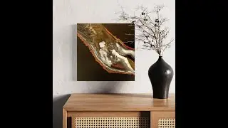Love This Acrylic Ring Pour.     Acrylic Pour Painting, Flow Art, Fluid Art Technique,