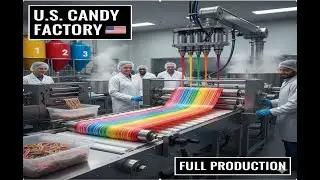 How American Candy Is Made in Factories | Inside the U.S. Candy Production Process