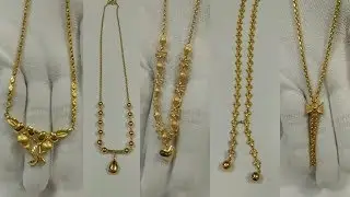 Latest Light Weight Gold Chain Necklace Designs Under 6 to 12 Gram