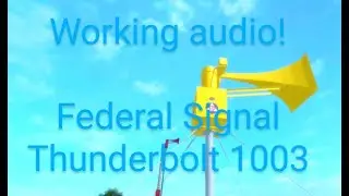 SS-R&D Federal Signal Thunderbolt 1003ASA2 (Working audio!) multiple signals - Roblox