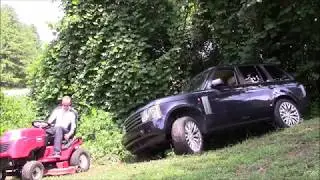 Off Road Challenge:  Range Rover vs. Toro Garden Tractor  (Rover Life)