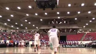 Nick Blair THROWS One Down The Lane!!! Gorman up 27-21 On Findlay Prep At Half Time!!!