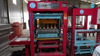 Fly Ash Brick Making Machine Noah QT3-15 Working in Maharashtra