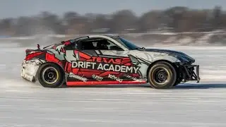 DRIFTING ON A FROZEN LAKE IN MN