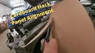 Perfect Panel Alignment Using a Cardboard Template Hack