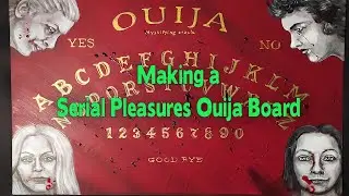 Painting the Black Dahlia on a ouija board