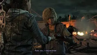 The Walking Dead Season 4 Episode 4 - Clem Kisses Fingerless Violet - Vi Romance