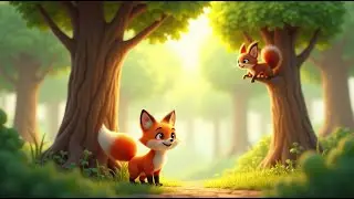 नन्ही गिलहरी और लालची लोमड़ी l Little Dreamers Stories