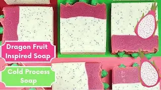 Я делаю мыло ручной работы &laquo;Фрукт дракона&raquo; 🧼 | Мыловарение Канди Крафтс