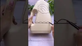 POV DIY Creative Tip Make Plastic Bottle Cute Elephant Plant Pot Showing #shorts