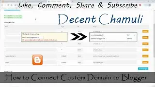 How to Connect Custom Domain to Blogger