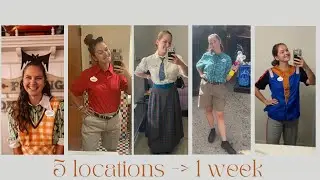WORKING 5 LOCATIONS IN 1 WEEK | Disney College Program Fall 2022