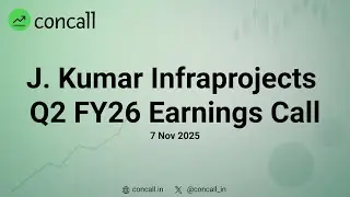 J  Kumar Infraprojects Q2 FY26 Earnings Conference Call | Concall.in
