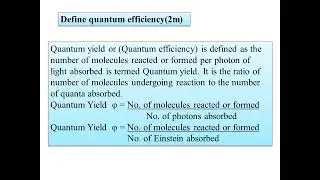 RCU-NEP-III B.Sc.-Chemistry Paper-I-Photochemistry-05-Previous year Question papers que with answers