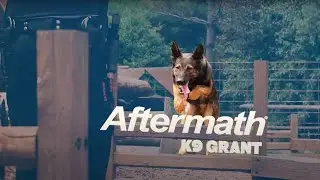 Dax and the Lake County Sheriff Department receive the Aftermath K9 Grant