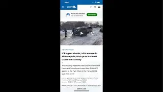 Breaking news Ice unalive a white woman in Minneapolis just miles from where George Floyd unalive