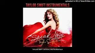 Taylor Swift - Sparks Fly (Official Instrumental Without Backing Vocals)