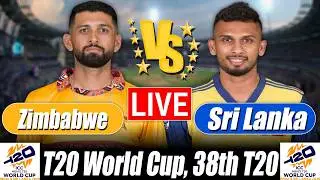 Sri Lanka vs Zimbabwe Score 38th T20 Commentary | T20 World Cup 2026 | SL vs ZIM Score |