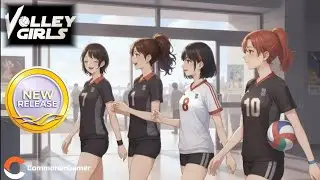 【Volley Girls: Volleyball SPIKE】New Release ( Android Gameplay )