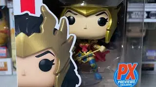 Death Metal Wonder Woman PX previews exclusive Funko Pop #385 unboxing