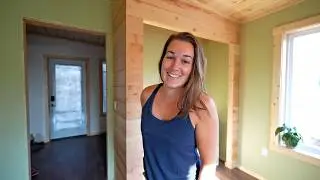 Huge Interior Progress! Ceiling, Flooring, and Trim Done