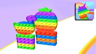Fidget Rush Game Best Pop It Games 🍍🌈🧸 Gameplay All Levels Walkthrough iOS Android New Game 3D #12