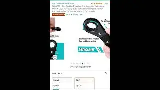 39 % off DURATECH 5 Pc Double Offset Box End Reversible Ratcheting Wrench Set, SAE, Heavy-duty