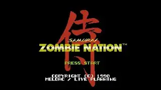 Полное прохождение Нация Зомби - Самурай (Zombie Nation - Samurai) nes