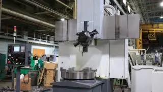 40'' Table 61'' Swing S&T Dynamics TNL-120V VERTICAL BORING MILL