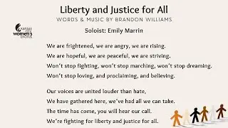 Liberty & Justice For All (Words & Music by Brandon Williams)