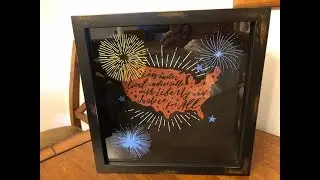 Liberty, Shadow Box, and The 4th of July. Cherie Criswell Independent Designer for Chalk Couture