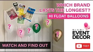 What is the best brand of balloons? | Latex balloons with HiFloat | How to use HiFloat