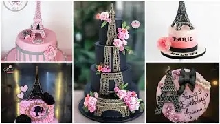 Paris cake design / Paris Eiffel tower cake designs / Effort tower cake- Crazy about Fashion.