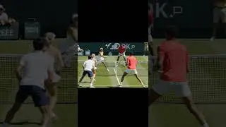 How to Dominate the Net: Pro Tennis Doubles Strategy  #tennis #sports #trending