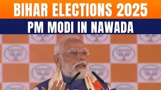 LIVE: PM Modi Addresses Grand Public Rally In Nawada |  Bihar Elections 2025 | News9