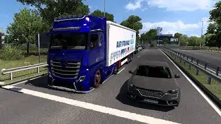 ETS2 Bulgaria, Pleven City With Mercedes Benz Actros Mirror Cam