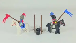 LEGO Castle 6021 Jousting Knights Build | Building Brick Sets
