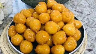 Luqaimat !! Famous Traditional Middle Eastern Sweet Recipe For Iftar | Maria's Kitchen Routine