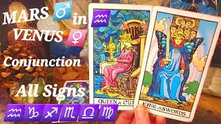 ♀️♂️ MARS VENUS CONJUNCTION IN AQUARIUS 2024 ♂️♀️ #allsigns #astrology #tarot #channeling