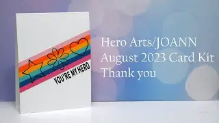 Hero Arts Make Yourself At Home Card Kit: August 2023. Exclusively at @Joann.com