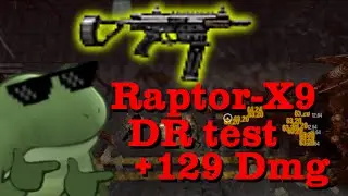 Dead Frontier - Quick Raptor-X9 test in DR with +129% Damage Boost (Boss Aggro + DR HORDE)