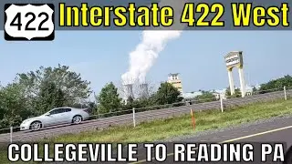 Interstate 422 West Drive from Collegeville to Reading PA | Route 422 West | I-422W | Hamara America
