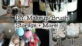 DIY: Makeup/Brush Organizer!