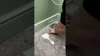 Keep your Carpet tight then &ldquo;Tuck In&rdquo; the flaps ✅#carpet #howto #flooring #teirnanmccorkell #diy