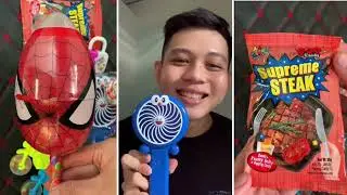 Review of Giant Spiderman Egg Candy with Strange Shapes | Part 29 Huy Rong Choi An Candy
