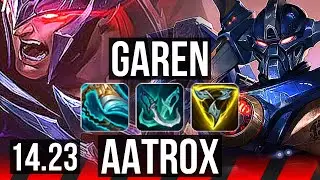 GAREN vs AATROX (TOP) | Rank 4 Garen | KR Grandmaster | 14.23